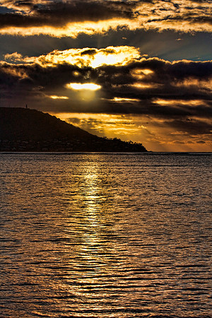 Sunset Diamond Head